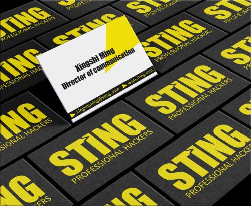 Sting Business Card